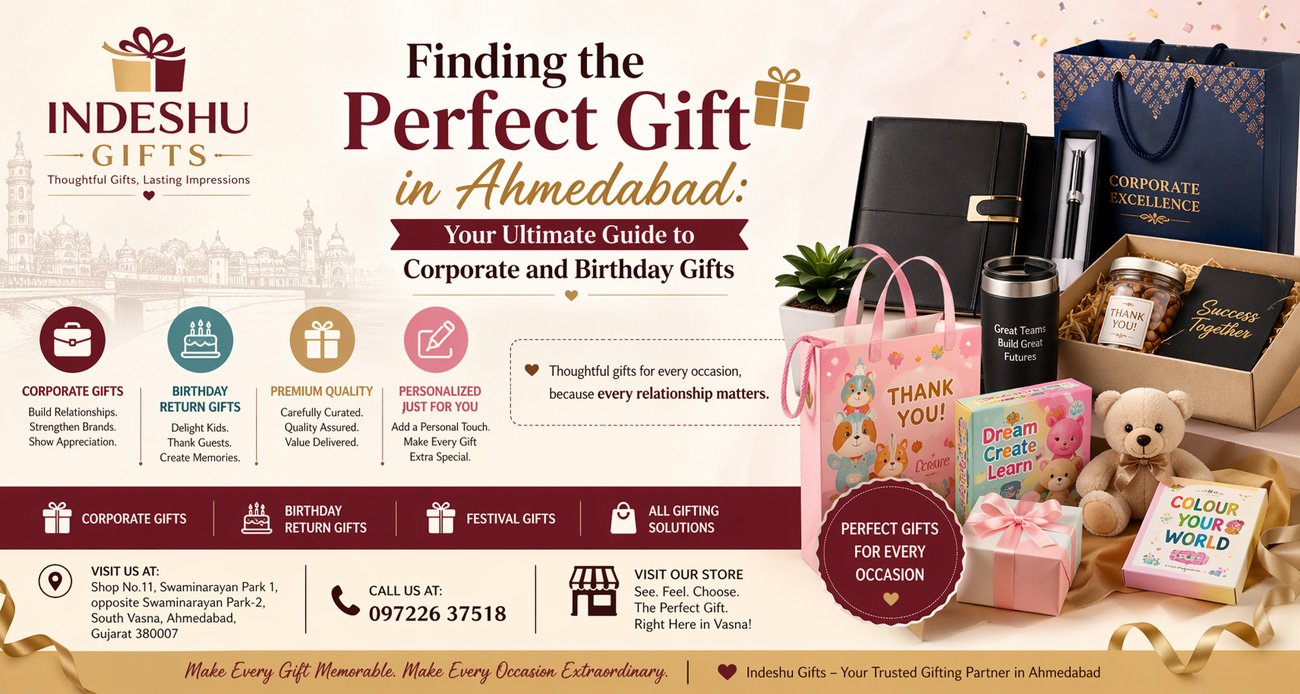 Finding the Perfect Gift in Ahmedabad: Your Ultimate Guide to Corporate and Birthday Gifts