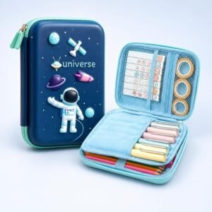 Pencil Box for Girls And Boys | Hard Shell Aesthetic Stationery Case for Kids & Teens | Cute Pencil Pouch for School Girls | Pen Storage Box Organizer