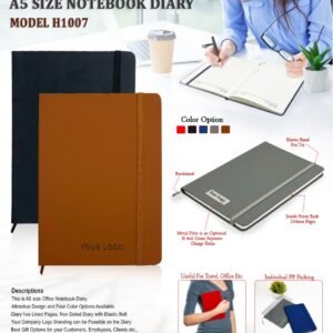 A5 Size Notebook Diary