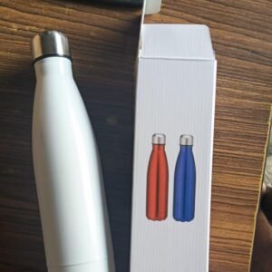 500 Ml White Colour Vacuum Bottle