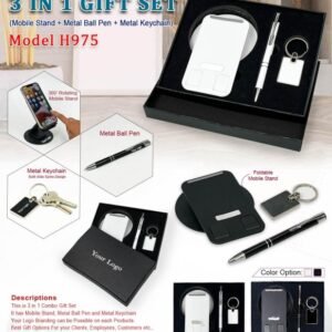 3 In 1 Gift Set Mobile Stand Keychain And Pen
