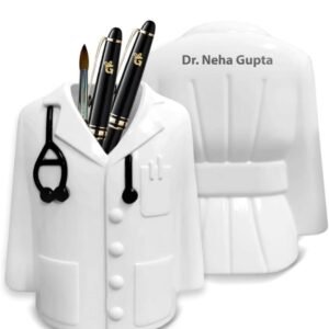 Personalised Dr Coat Pen Stand - 5 inch