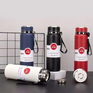 Premium Quality 1000 Ml Vacuum Steel Bottle With Logo Print