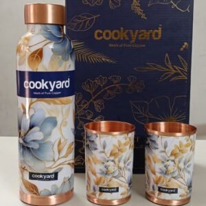 Premium Luxury Copper Bottle Set