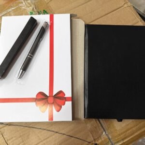 Premium Quality A5 Diary And Metal Pen Wit Box