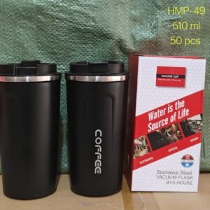 Stainless Steel Hot And Cold Mug 510 ML Black Color