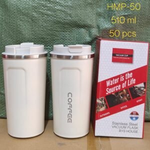 Stainless Steel Hot And Cold Mug 510 ML White Color