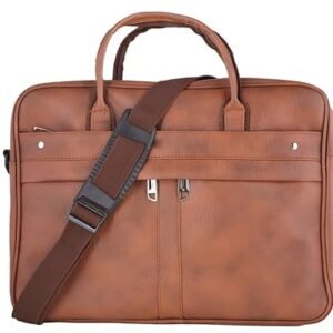 Laptop Leather Bag Brown Color For 14/15/15.6 Laptop/Tablet For Office Use