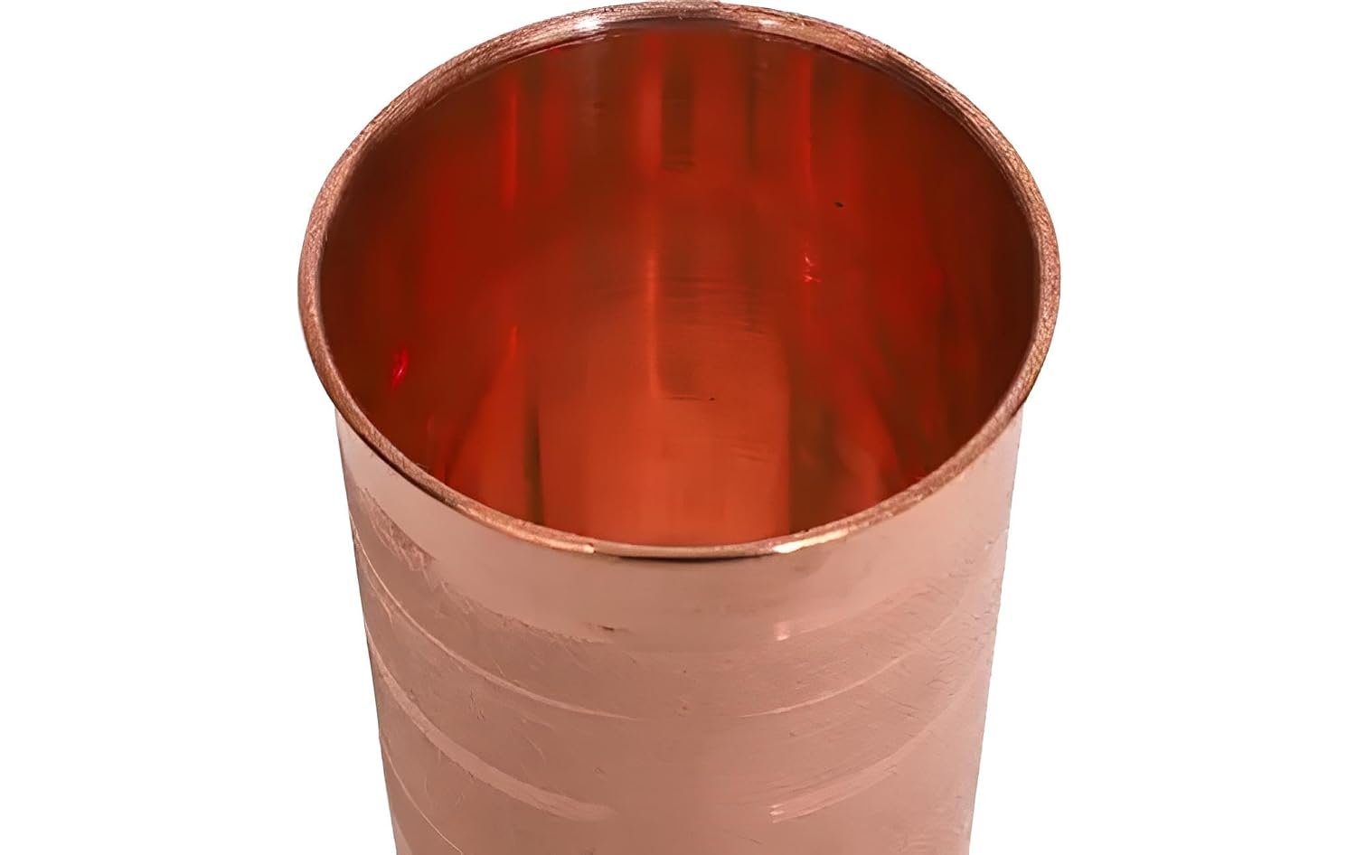 Pure Copper Tumbler 300ml | Ayurvedic Drinking Glass for Water | Handcrafted Copper Utensil for Daily Use – 1Pc - Image 2