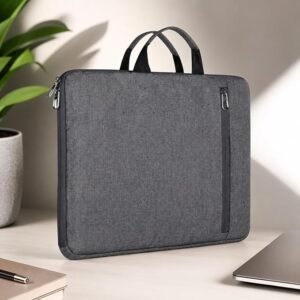 Laptop Sleeve with Carry Handle & Front Pocket - Water-Resistant Laptop Cover Bag for MacBook, Dell, HP, Lenovo - Slim Laptop Protector Cover for Office & Travel